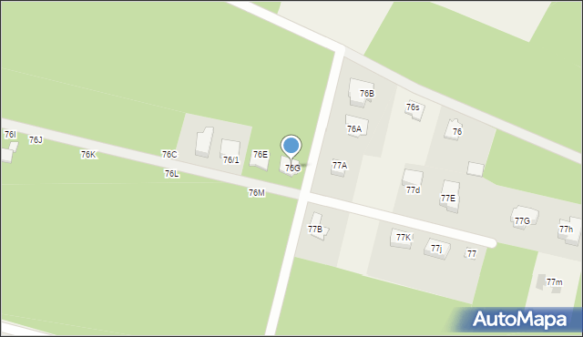 Gawłów, Gawłów, 76G, mapa Gawłów