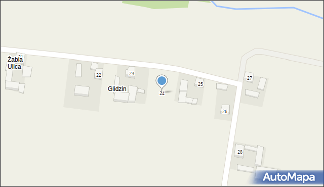 Gawłów, Gawłów, 24, mapa Gawłów