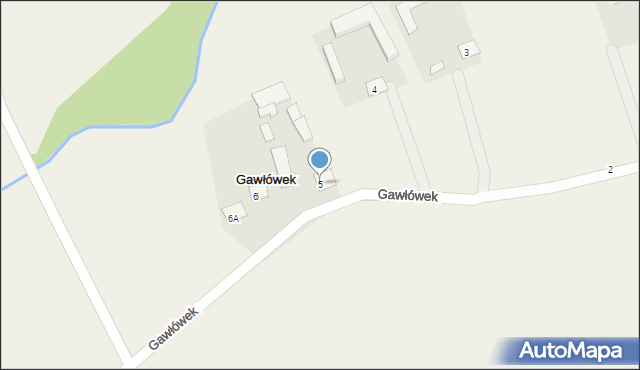 Gawłówek, Gawłówek, 5, mapa Gawłówek