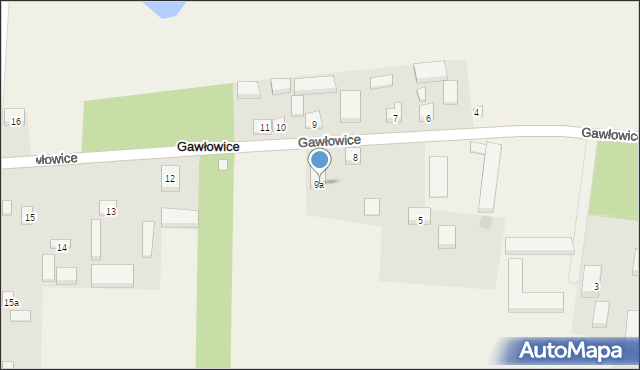 Gawłowice, Gawłowice, 9a, mapa Gawłowice