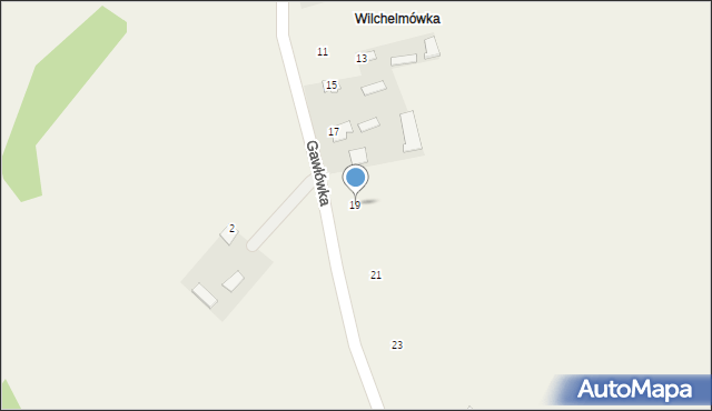 Gawłówka, Gawłówka, 19, mapa Gawłówka