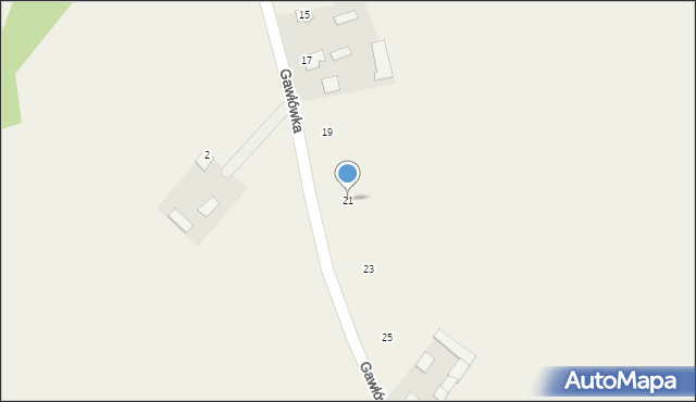 Gawłówka, Gawłówka, 21, mapa Gawłówka