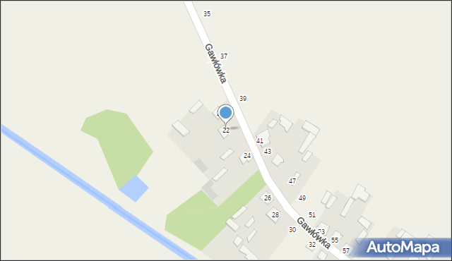 Gawłówka, Gawłówka, 22, mapa Gawłówka