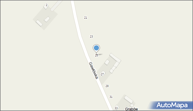 Gawłówka, Gawłówka, 25, mapa Gawłówka