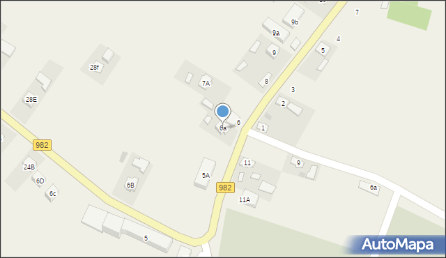 Gawłuszowice, Gawłuszowice, 6a, mapa Gawłuszowice