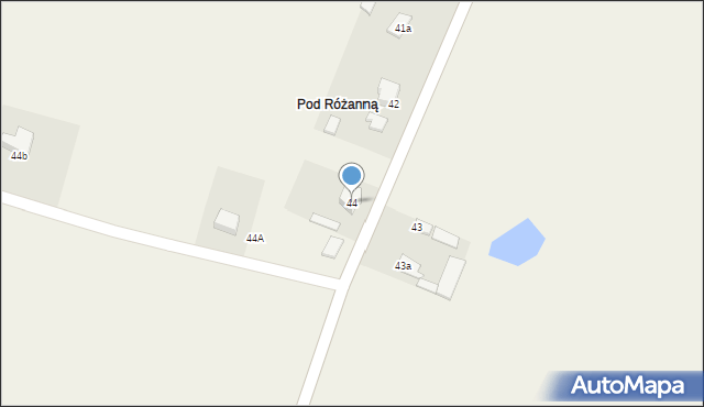 Gawroniec, Gawroniec, 44, mapa Gawroniec