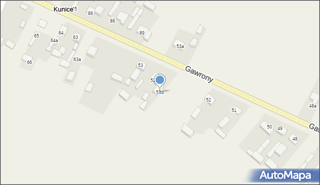 Gawrony, Gawrony, 53b, mapa Gawrony
