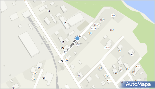 Gawrych Ruda, Gawrych Ruda, 100, mapa Gawrych Ruda