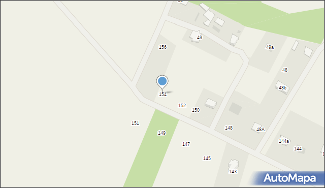 Gawrych Ruda, Gawrych Ruda, 154, mapa Gawrych Ruda
