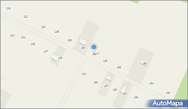 Gawrych Ruda, Gawrych Ruda, 192, mapa Gawrych Ruda
