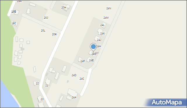 Gawrych Ruda, Gawrych Ruda, 24G, mapa Gawrych Ruda