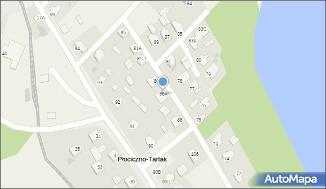 Gawrych Ruda, Gawrych Ruda, 86A, mapa Gawrych Ruda