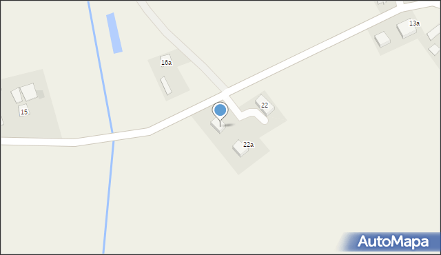 Gawrzyjałki, Gawrzyjałki, 22b, mapa Gawrzyjałki