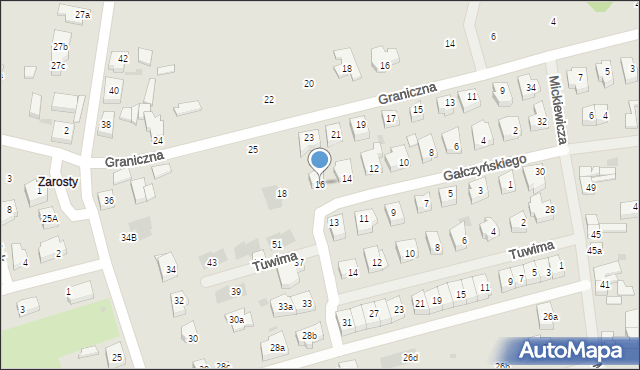 Goleniów, Gałczyńskiego Konstantego Ildefonsa, 16, mapa Goleniów