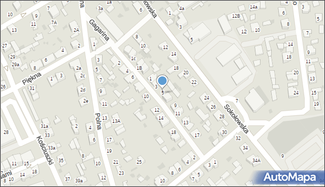 Golub-Dobrzyń, Gagarina, 5, mapa Golub-Dobrzyń