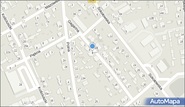 Golub-Dobrzyń, Gagarina, 6, mapa Golub-Dobrzyń