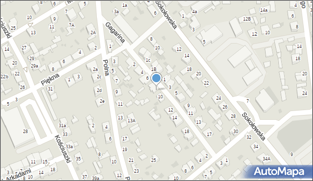 Golub-Dobrzyń, Gagarina, 8, mapa Golub-Dobrzyń