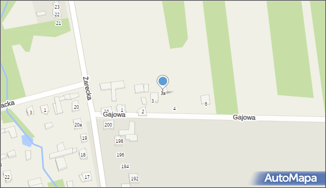 Góra Włodowska, Gajowa, 3a, mapa Góra Włodowska
