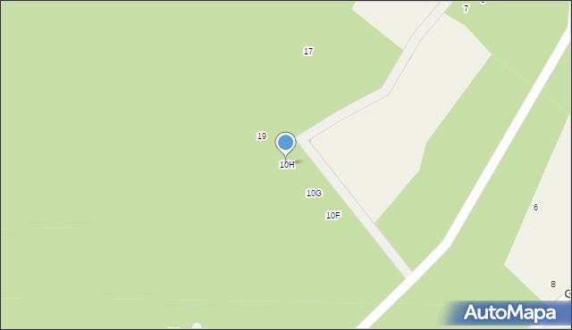 Gromadzin, Gawronia, 10H, mapa Gromadzin