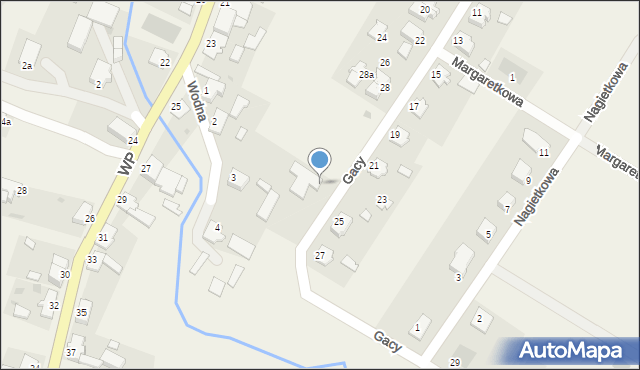 Gruczno, Gacy Leonarda, 36, mapa Gruczno