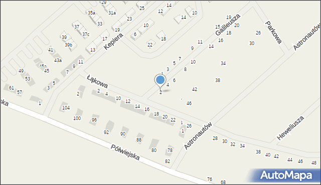 Gwiazdowo, Galileusza, 2, mapa Gwiazdowo