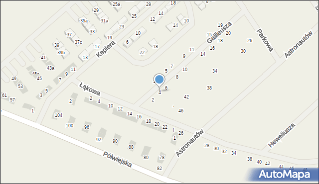 Gwiazdowo, Galileusza, 4, mapa Gwiazdowo
