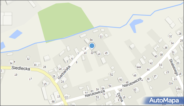 Janów Podlaski, Garbarska, 12, mapa Janów Podlaski