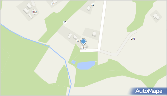 Janowice, Gajowa, 9, mapa Janowice