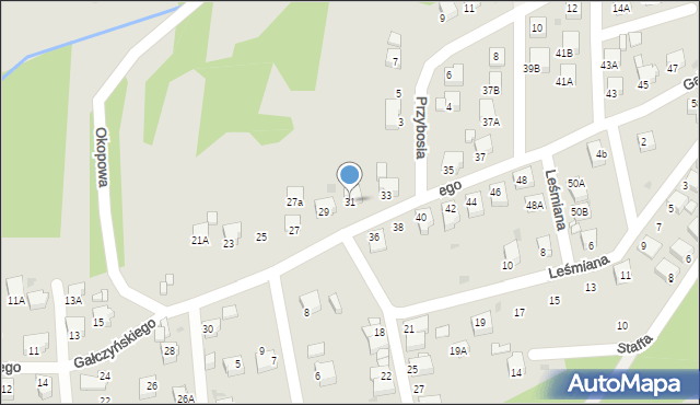 Jastrzębie-Zdrój, Gałczyńskiego Konstantego Ildefonsa, 31, mapa Jastrzębie-Zdrój