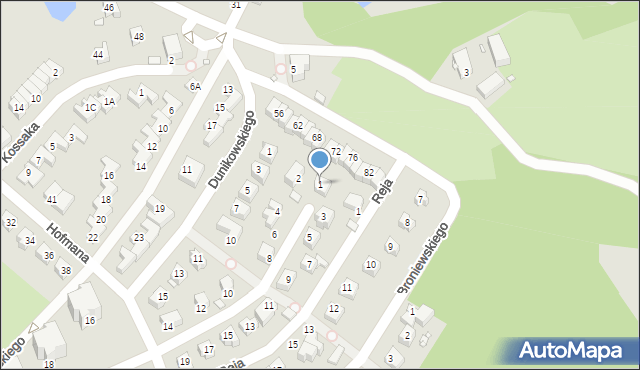 Jelenia Góra, Gałczyńskiego Konstantego Ildefonsa, 1, mapa Jelenia Góra