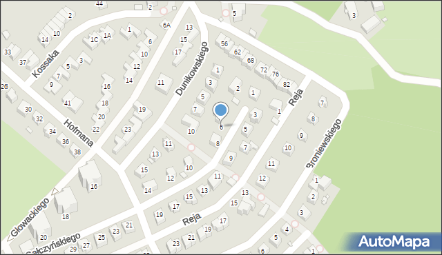 Jelenia Góra, Gałczyńskiego Konstantego Ildefonsa, 6, mapa Jelenia Góra