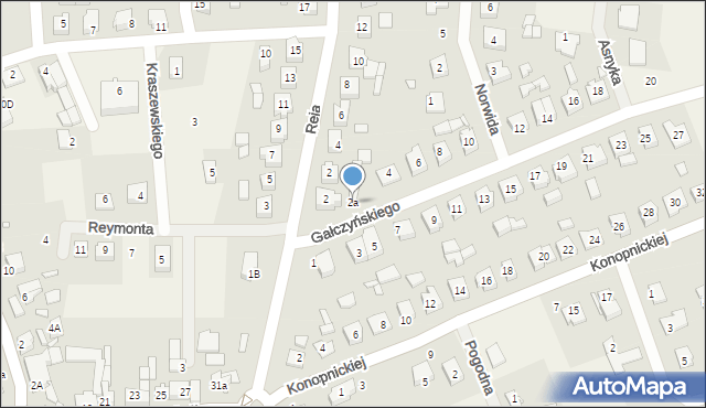 Kaźmierz, Gałczyńskiego Konstantego Ildefonsa, 2a, mapa Kaźmierz
