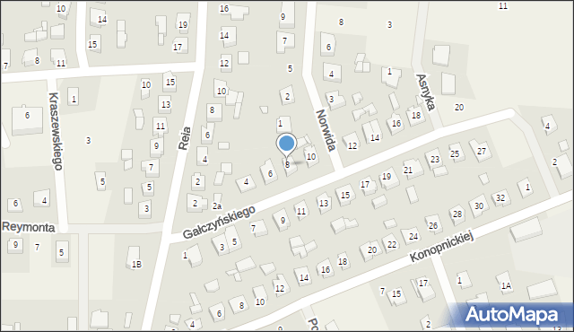 Kaźmierz, Gałczyńskiego Konstantego Ildefonsa, 8, mapa Kaźmierz