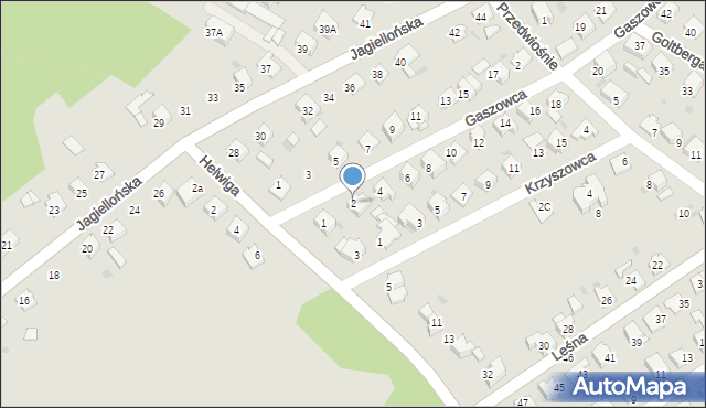 Kędzierzyn-Koźle, Gaszowca Piotra, 2, mapa Kędzierzyna-Koźle