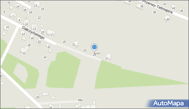 Kędzierzyn-Koźle, Gałczyńskiego Konstantego Ildefonsa, 25, mapa Kędzierzyna-Koźle