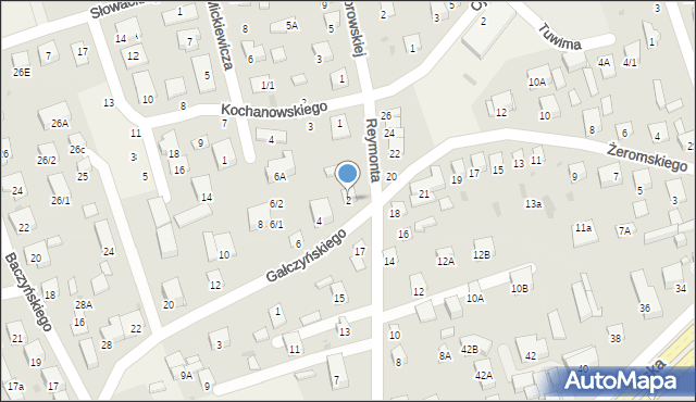 Kleosin, Gałczyńskiego Konstantego Ildefonsa, 2, mapa Kleosin