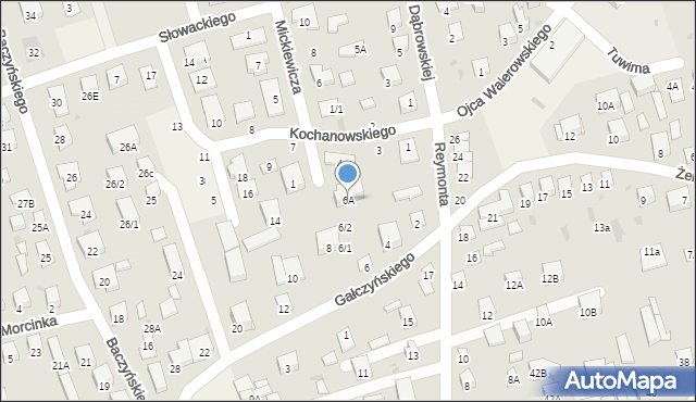 Kleosin, Gałczyńskiego Konstantego Ildefonsa, 6A, mapa Kleosin