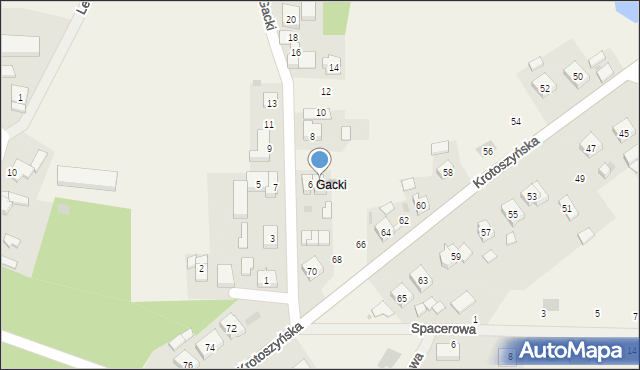 Kobierno, Gacki, 4, mapa Kobierno