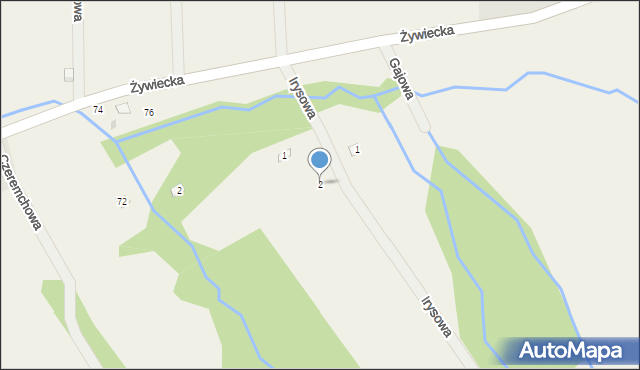 Kocoń, Gajowa, 2, mapa Kocoń