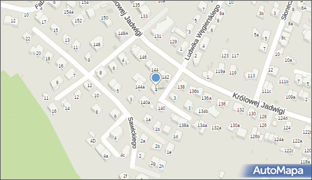 Kraków, Gandhiego Mahatmy, 4, mapa Krakowa