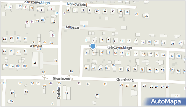 Kraśnik, Gałczyńskiego Konstantego Ildefonsa, 4, mapa Kraśnik