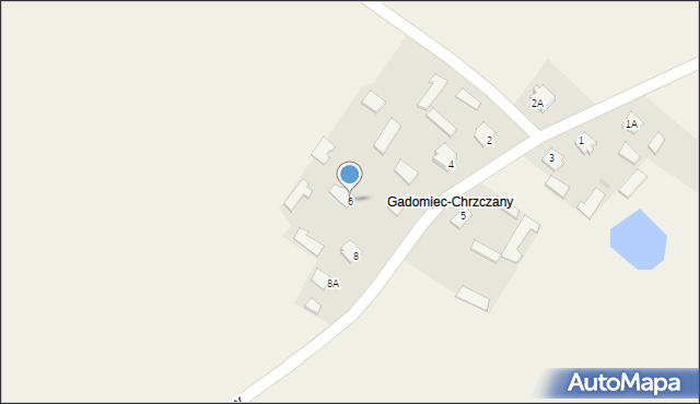 Krzynowłoga Wielka, Gadomiec-Chrzczany, 6, mapa Krzynowłoga Wielka