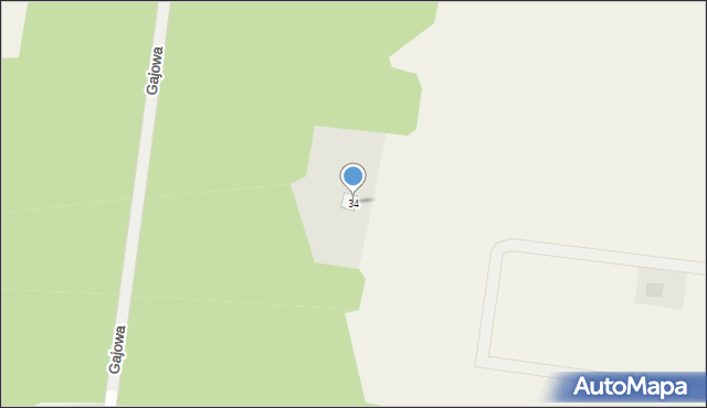 Kuriany, Gajowa, 34, mapa Kuriany