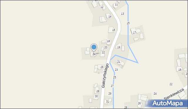 Landzmierz, Gałczyńskiego Konstantego Ildefonsa, 24, mapa Landzmierz