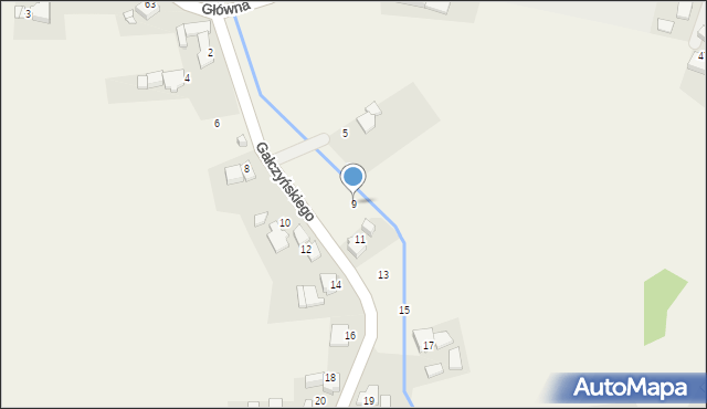 Landzmierz, Gałczyńskiego Konstantego Ildefonsa, 9, mapa Landzmierz