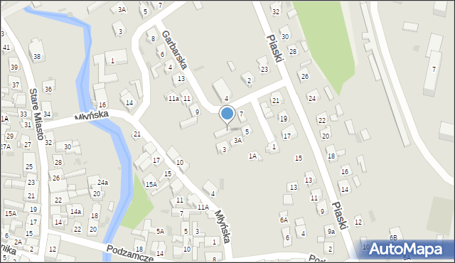 Lidzbark, Garbarska, 5A, mapa Lidzbark