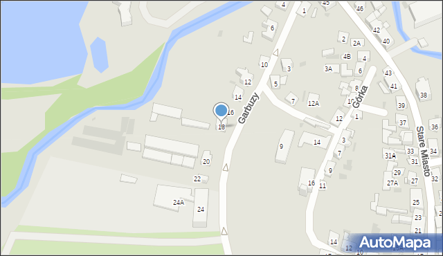 Lidzbark, Garbuzy, 18, mapa Lidzbark