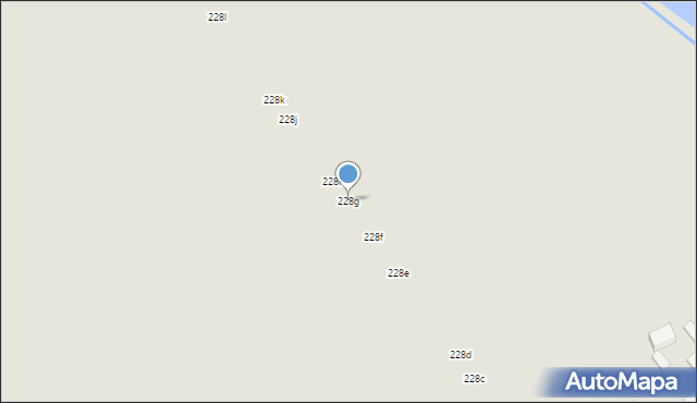 Łódź, Gajcego Tadeusza, 228g, mapa Łodzi