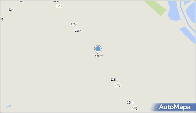 Łódź, Gajcego Tadeusza, 228l, mapa Łodzi