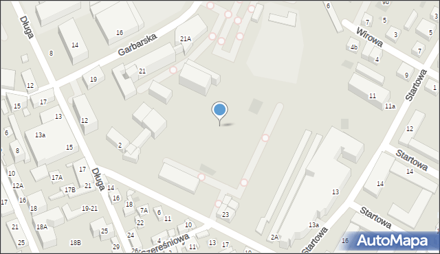 Lublin, Garbarska, 21d, mapa Lublina